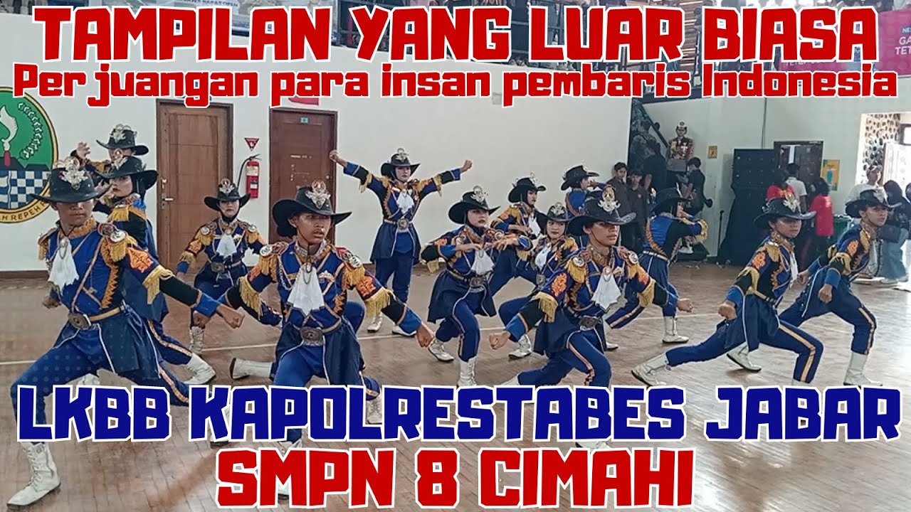 PENAMPILAN INSAN PEMBARIS INDONESIA - PASKIBRA SMPN 8 CIMAHI - LKBB KAPOLRESTABES CUP