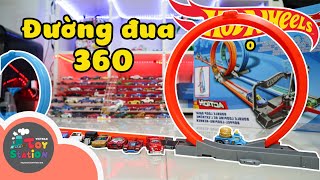 Đường đua Hot Wheels gấp đôi vòng loop 360 Double Loop Dash ToyStation 540 screenshot 2