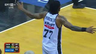 ΠΑΟΚ - Παναθηναϊκός | Το φοβερό triple-double του Κέβιν Πόρτερ στο Last Dance(;) με τον «Δικέφαλο»