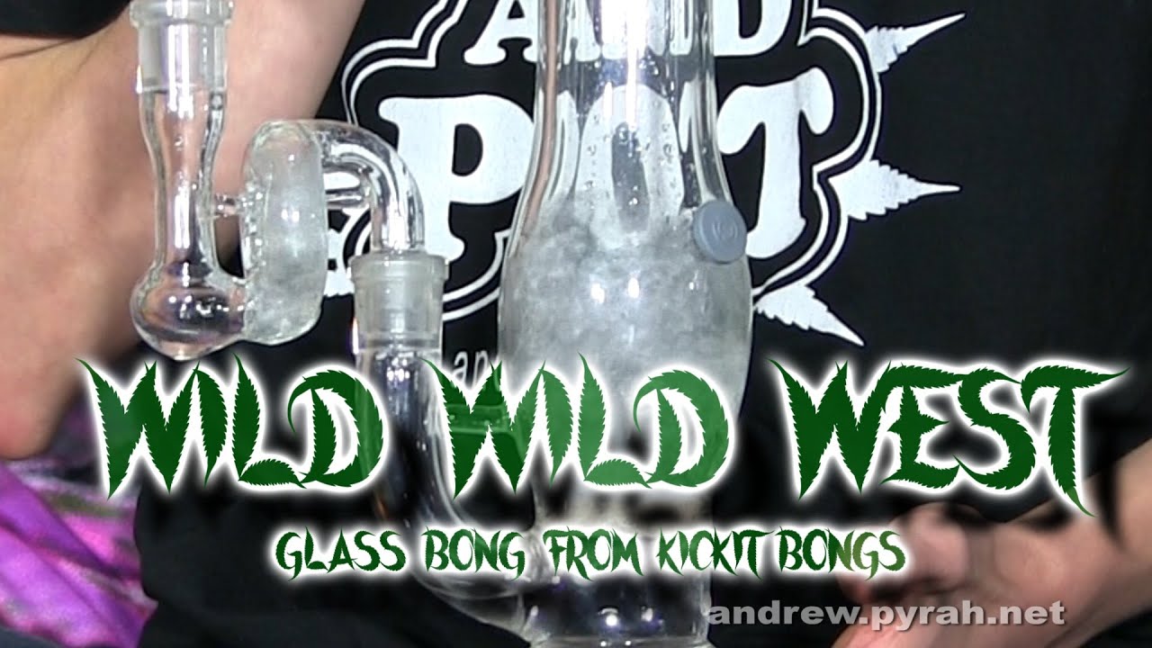 Wild Wild West Super Polm Hash Bong Hits Kickit Glass Bongs Review Amsterdam Weed Review