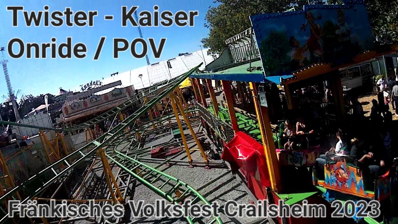 Twister - Kaiser ( Onride / POV ) [ Fränkisches Volksfest Crailsheim 2023 ]