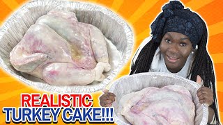 How To Make A Realistic Raw Turkey Cake Tutorial Turkey Cake Part 1
