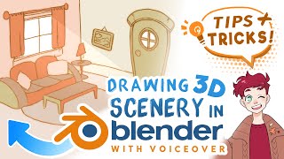 How to DRAW your own 3D models! | Blender TIPS + TRICKS