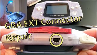 How to Replace a Broken EXT Connector on a Gameboy Advance