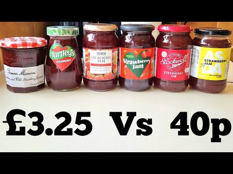 Strawberry Jam Comparison From Expensive To Cheap