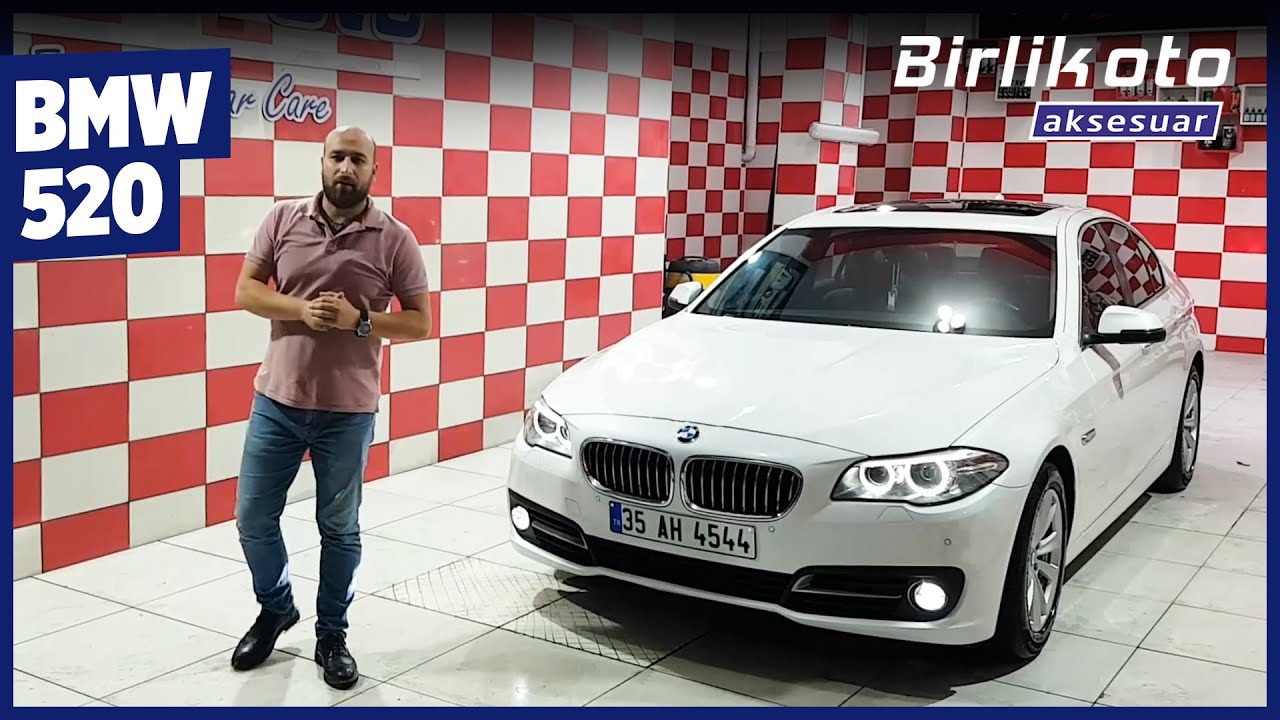 BMW 520 // Pasta Cila, Seramik Kaplama, Deri Bakımı, Llumar Cam Filmi