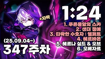 [엘소드 / ELSWORD KR]  매드 패러독스 헤니르의 시공 347주차 1:24 / Mad Paradox Henir Challenge 347th
