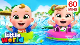 Pool Song (Swim Swim) + More  Kids Songs & Nursery Rhymes by Little World