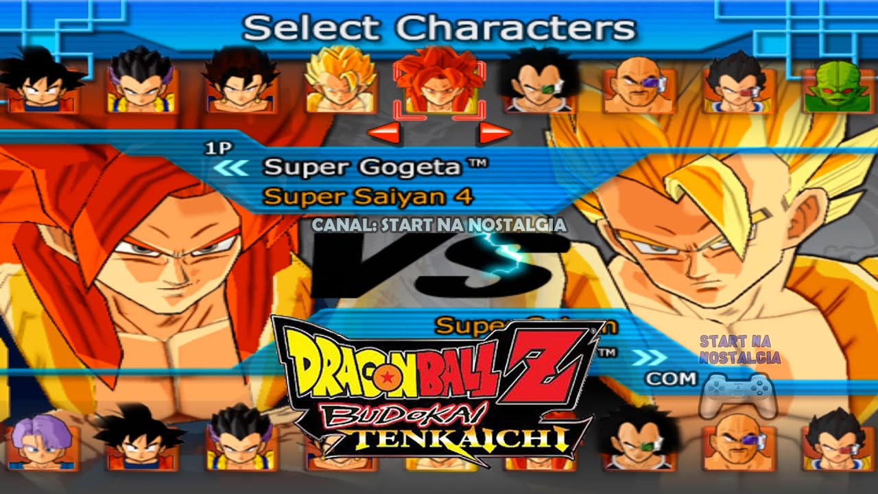 Dragon Ball Z: Budokai Tenkaichi 1 - ALL CHARACTERS / TODOS PERSONAGENS + MAPS + GAMEPLAYS - YouTube