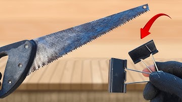 Razor Sharp Saw Blades in Minutes – Easy DIY Sharpening Trick You Must Try!