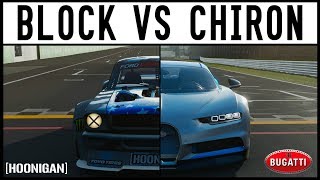 Ken Block VS Bugatti Chiron - EPIC DRIFT BATTLE - Forza 7 Ken Block Vs Bugatti