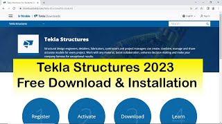 Tekla Structures 2023 Free Download and Installation screenshot 5