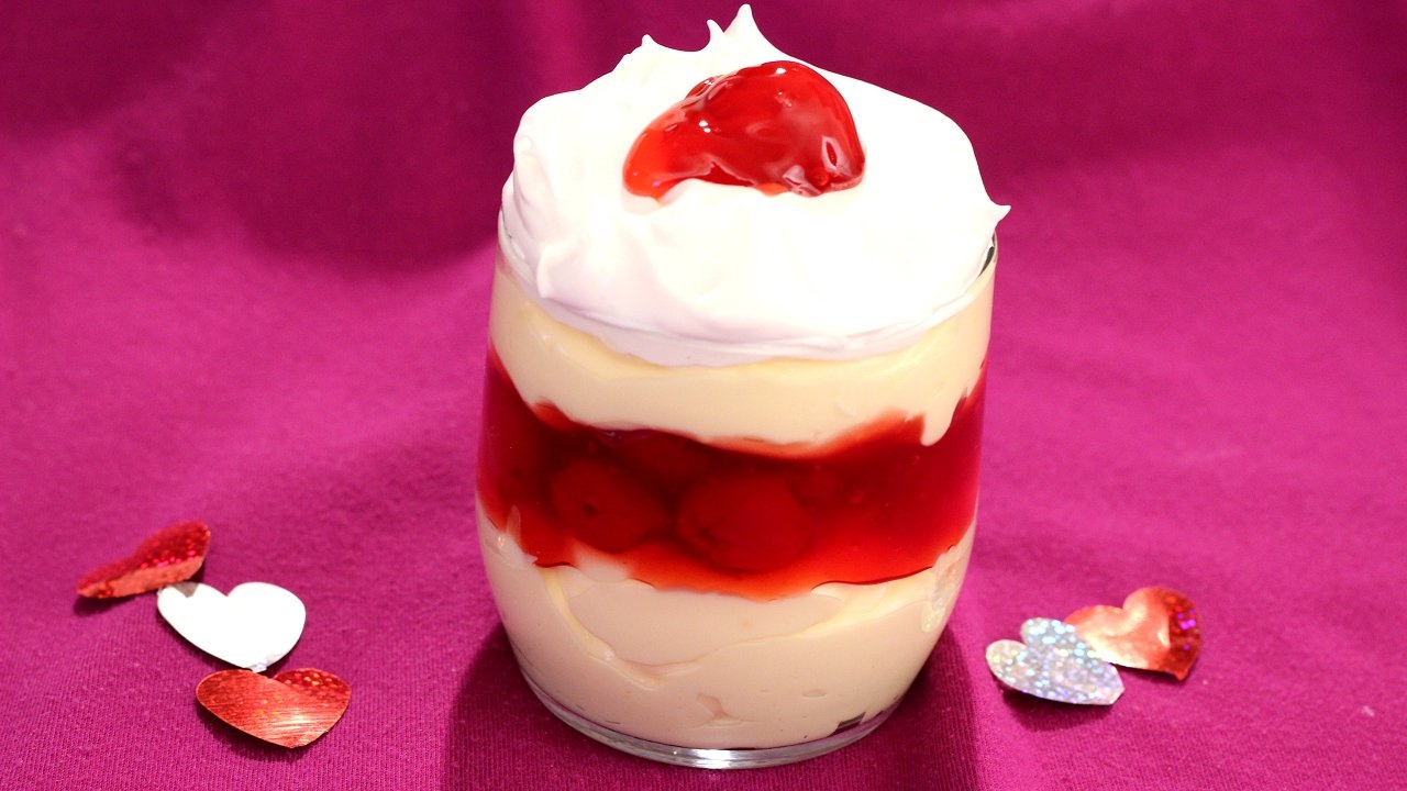 Valentine's Day Cherry Parfait Recipe - Amy Lynn's Kitchen