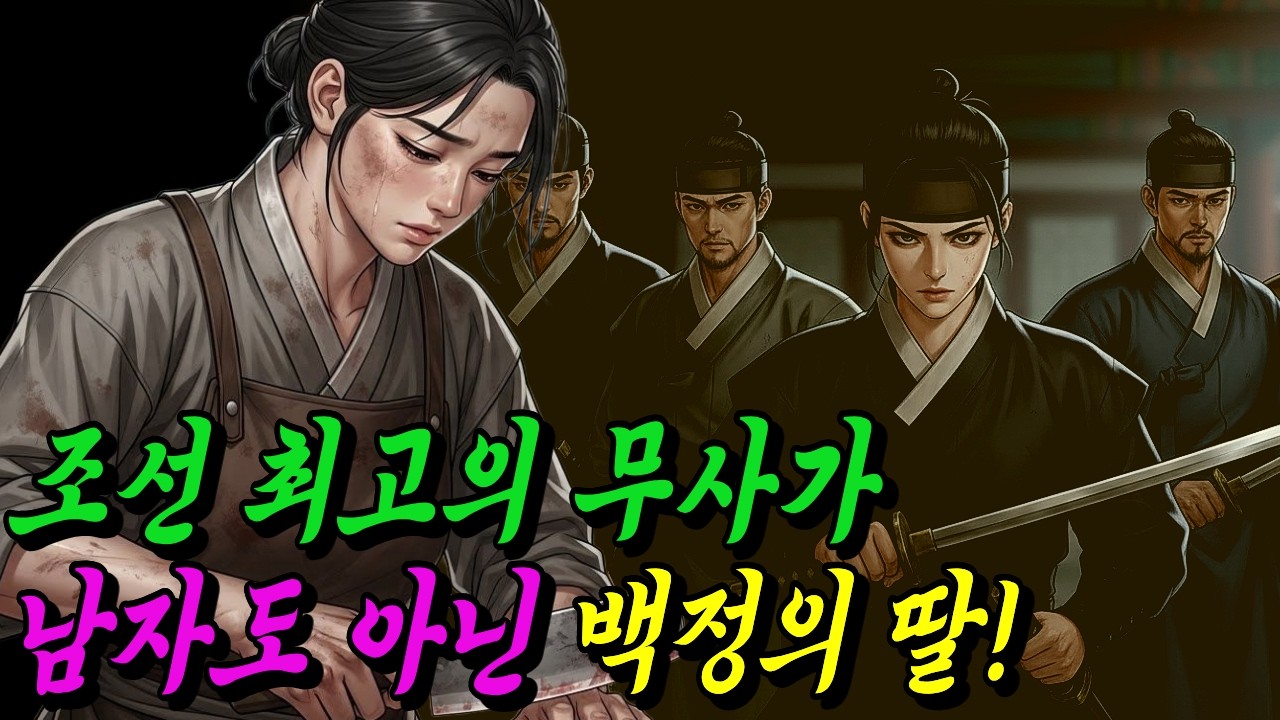 무관에 장원급제한 조선최고무사, 알고보니 남자도 아닌 백정의 딸이었다. | 야담 | 전설 | 설화 | 옛날이야기 | 오디오북 | 민담