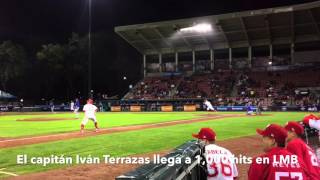Hit 1,000 Iván Terrazas.