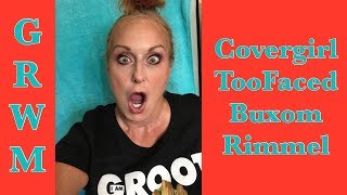 GRWM: COVERGIRL PEACH PUNCH, TOOFACED SWEET PEACH, BUXOM SEXYSMOKY LINER