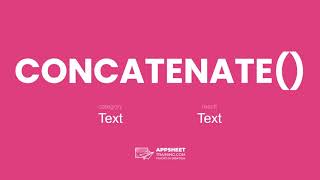 Famous AppSheet CONCATENATE() Expression Net Worth