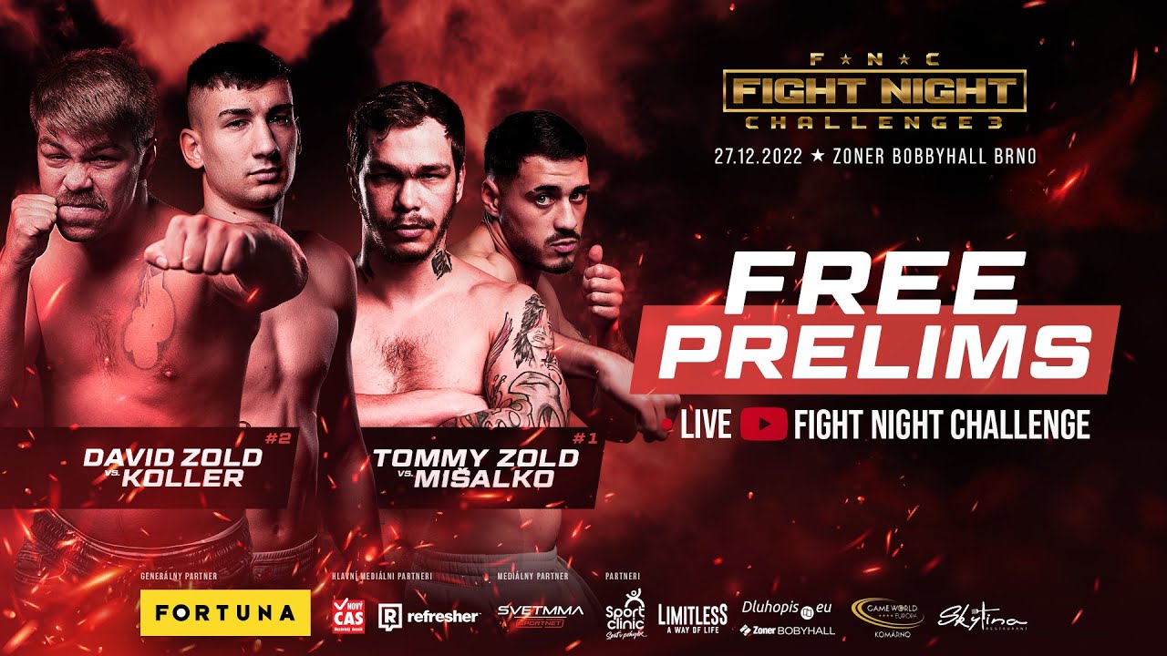 FIGHT NIGHT CHALLENGE 3 (LIVE) - Free Prelims