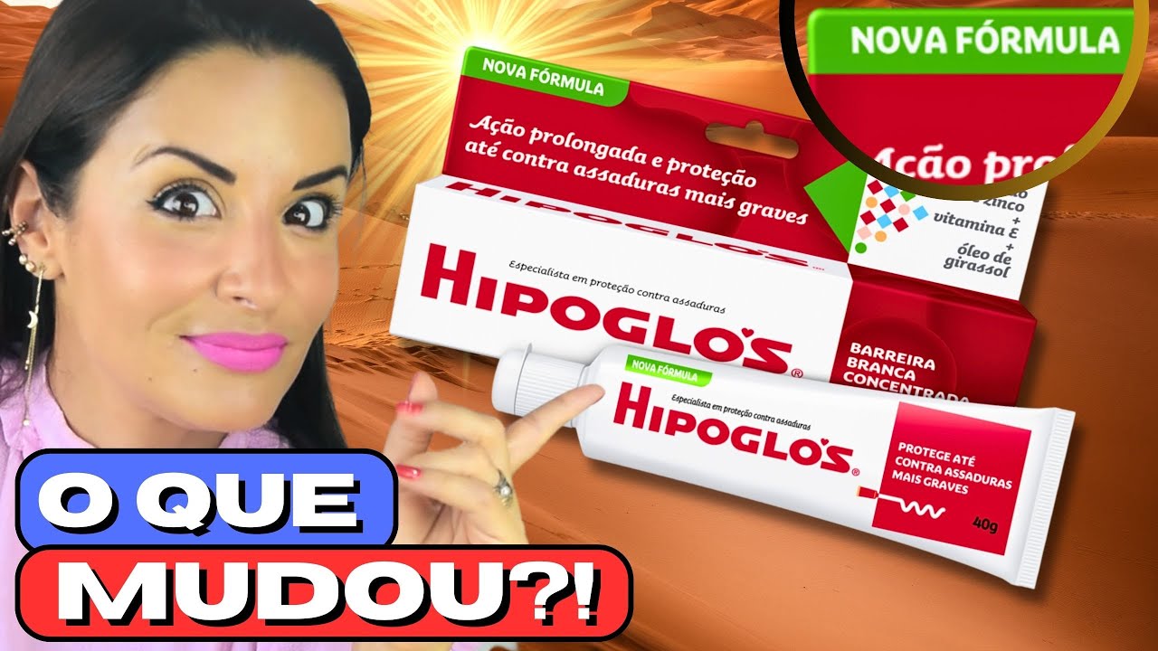 Comparei as 2 versões HIPOGLOS TRADICIONAL no rosto | Baratinhos de farmácia