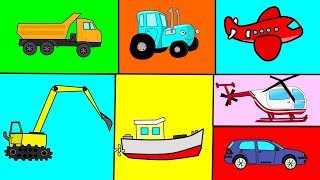 Мультики про машинки грузовики трактор Для детей малышей Мультики про машинки грузовики трактор Для детей малышей