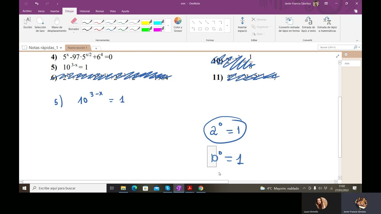 Ecuaciones Exponenciales y Sistemas de Ecuaciones Exponenciales