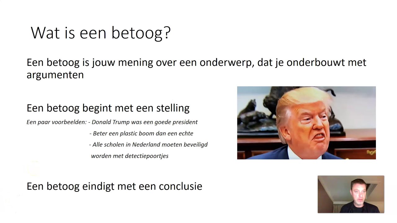 Hoe Maak Je Een Stelling Voor Een Betoog