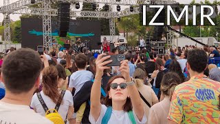 What's Happening in Izmir on Children's Day? 🇹🇷 Kulturpark Book Fair, Concert and More! (4K Walk)