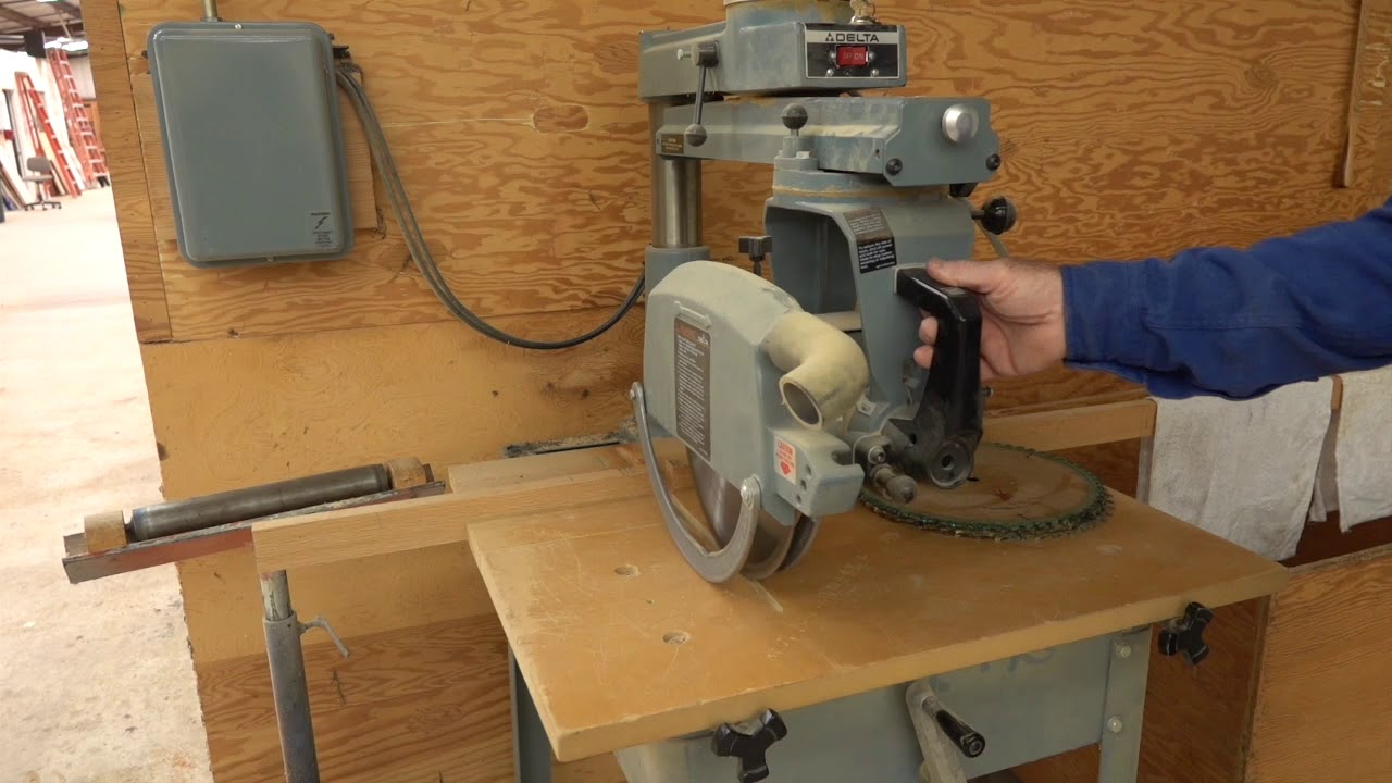 Auction #2537779 - Delta 10' Radial Arm Saw - YouTube