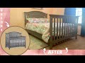 How to convert a crib into a full size bed.