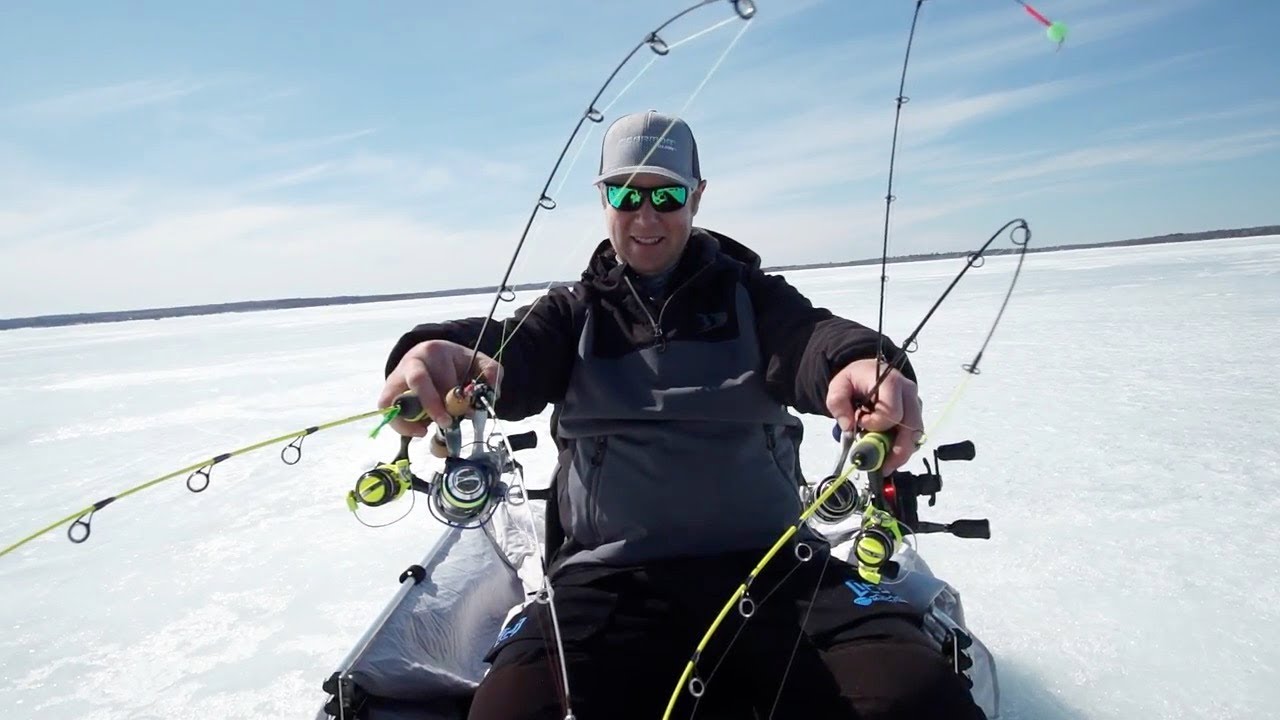 Удочки и катушки для подледной рыбалки с Джеффом Андерсеном