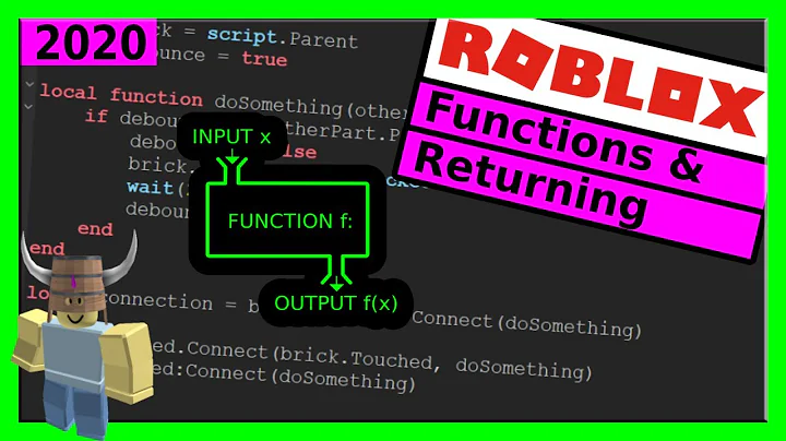 Roblox How to Script for Beginners | #3 | Functions, Returning, Methods