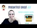 Produkttest - Cricut Joy (Auspacken sowie erste Schnitte mit Computer und iPad)