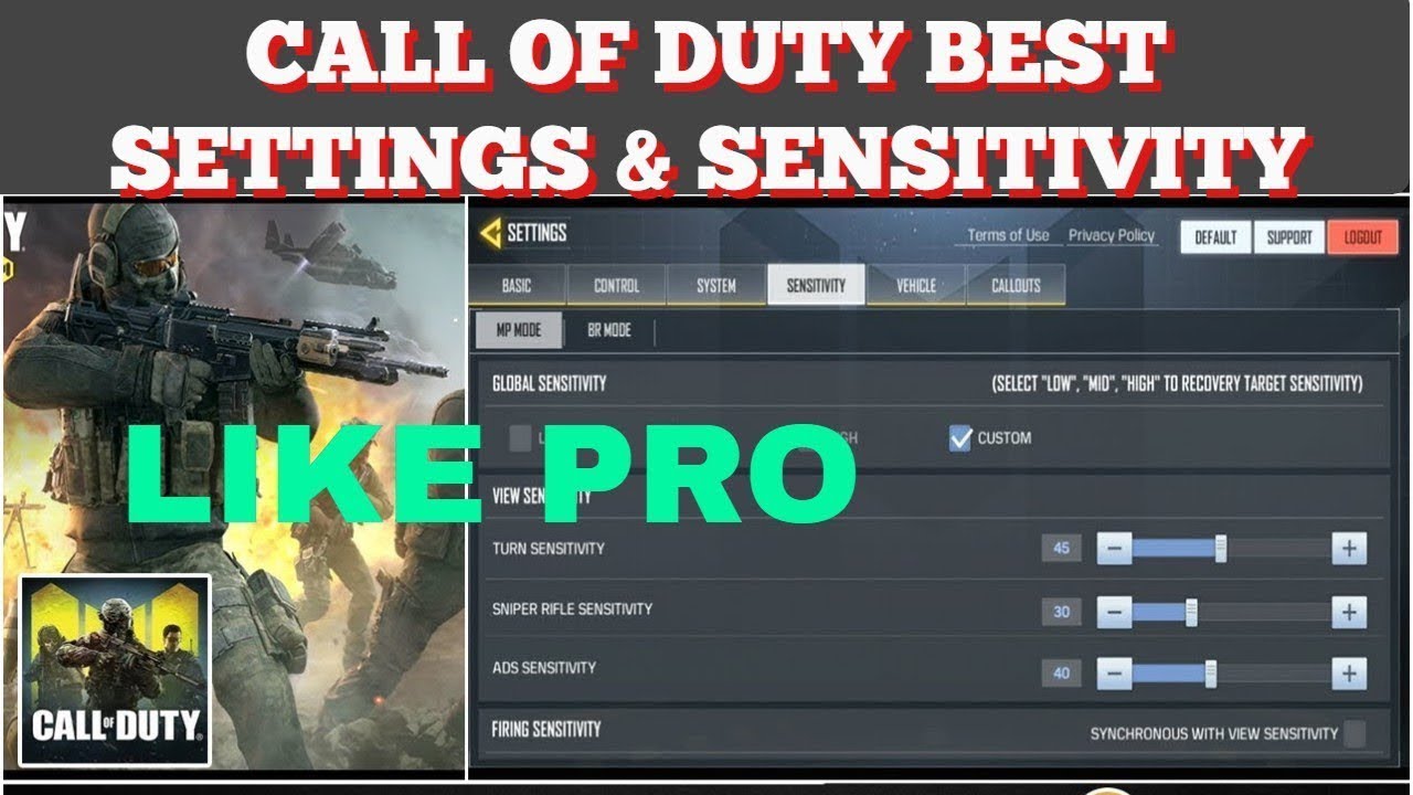 COD Mobile BEST settings For NO LAG and better aim!! | Call of Duty Mobile  Tips and Tricks - 