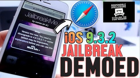 iOS 9.3.2 Mobile Safari Jailbreak Demoed JailbreakMe