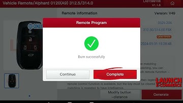 Smart Key Matching on TOYOTA Camry with LAUNCH X431 IMMO Elite and Key Programmer