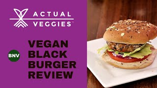 Actual Veggies Vegan Black Burger Review