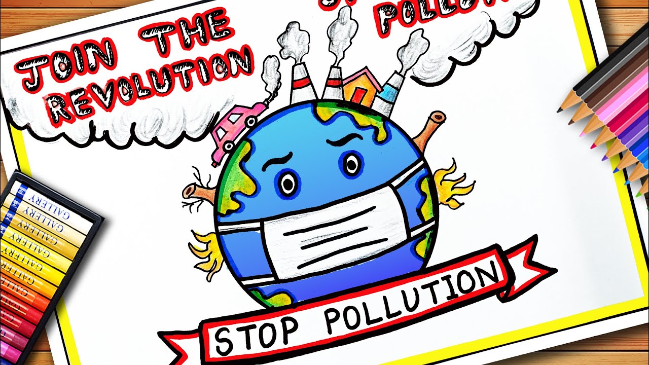 Posters On Air Pollution Drawing