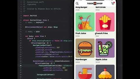 Tiger Shop - Ecommerce App using SwiftUI 2.0