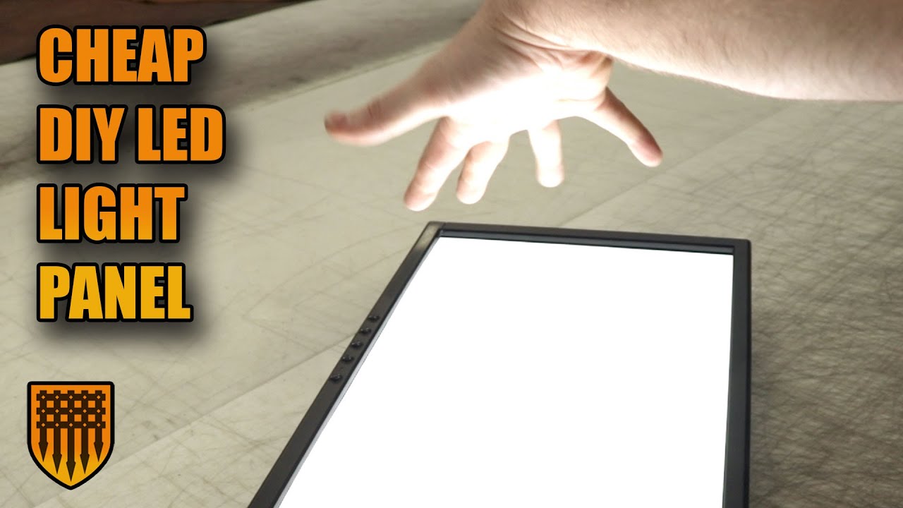 Making A Cheap Diy Led Light Panel From