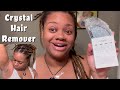 NEVER SHAVE AGAIN? First Time Trying CRYSTAL HAIR REMOVER