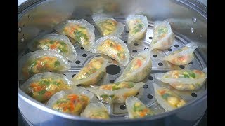 [ Xiao Pang in N.W. China ヽ(•‿•)ノ ]  Try this new way to make wrappers for crystal dumplings ~