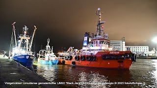 Vlotgetrokken IJmuidense garnalenkotter IJM22 