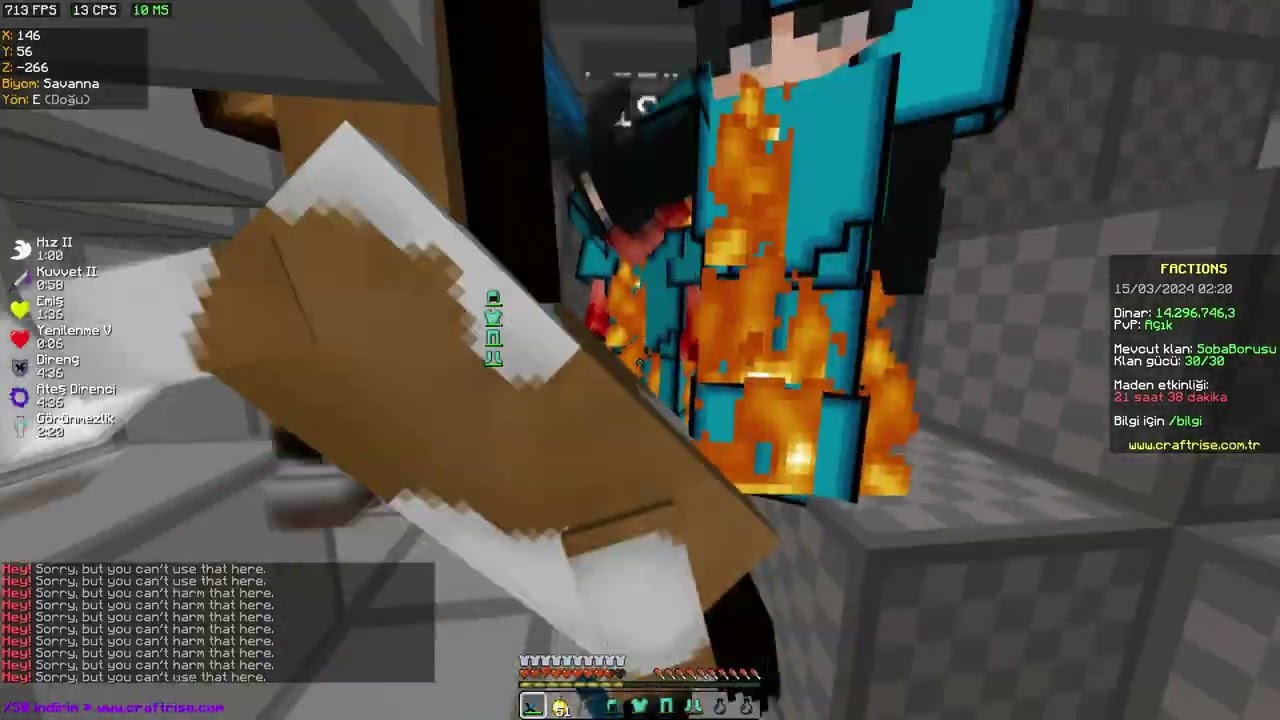 CraftRise Factions | Yenilmedim Baştayım #craftrise  #factions  #vs