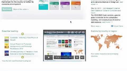 IMF eLibrary Learning Series: Best Bets