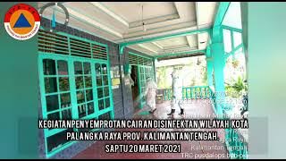 BPBPK PROV KALTENG - Penyemprotan Disinfektan di Lingkungan Perumahan Masyarakat Kota Palangka Raya