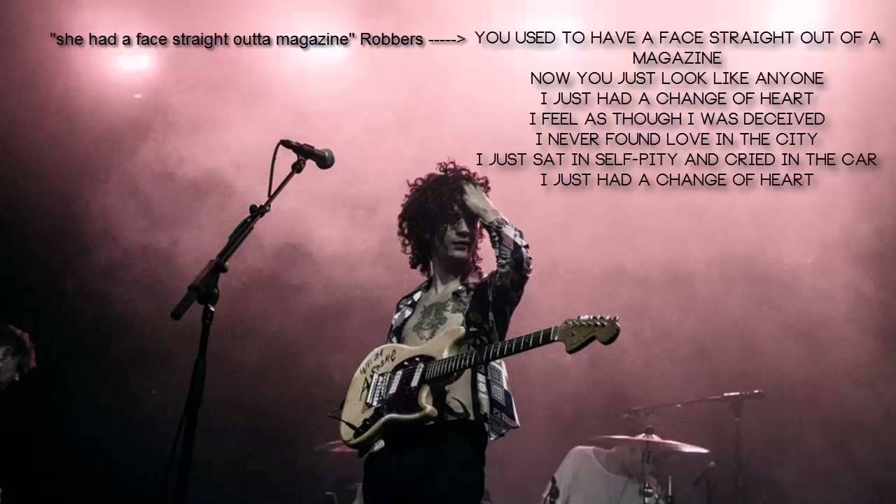 A Change Of Heart Lyrics The 1975 - Change of Heart (Lyrics) - YouTube
