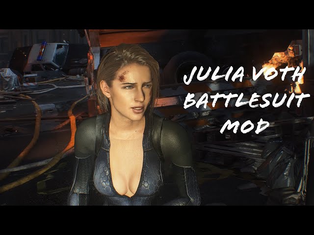 Jill Valentine Julia Voth and Expanded Racoon City mods released