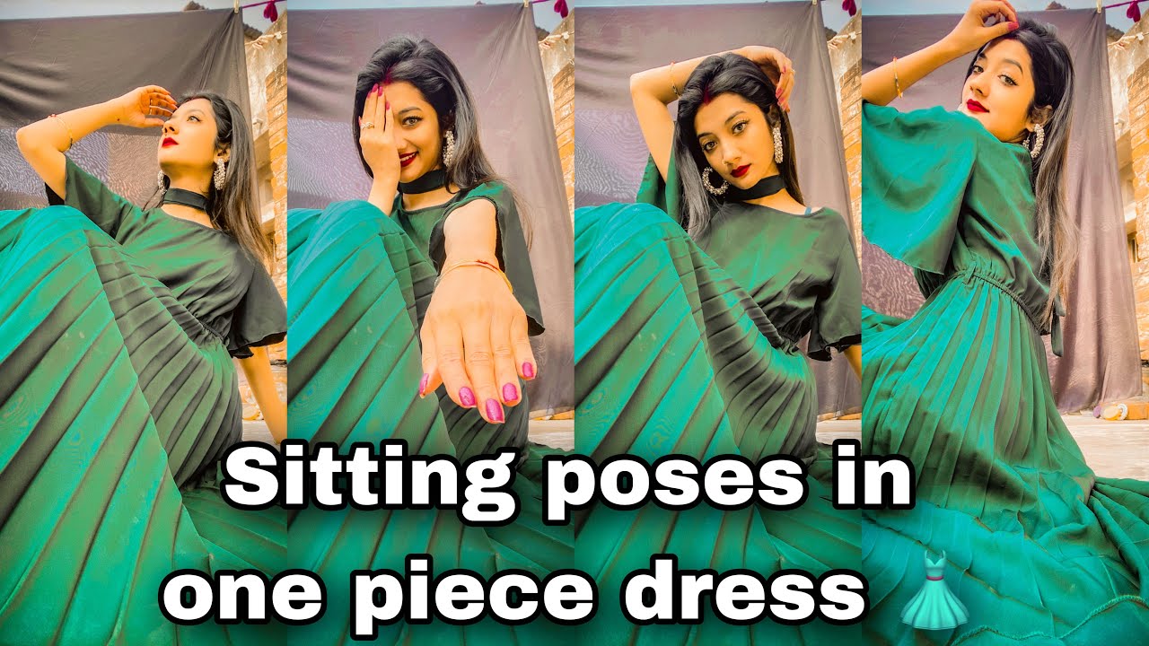 Elegant poses in onepiece dress | poses in short dress | attitude poses |  how to pose | Poorvi - YouTube