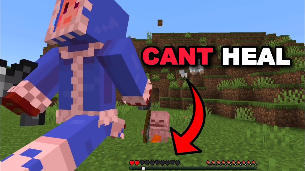 Beating Minecraft, but damage is permanent..