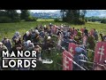 Manor lords gameplay  battle comes to our village  part 3
